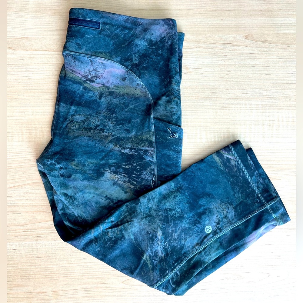 Multicolor LuluLemon crop leggings